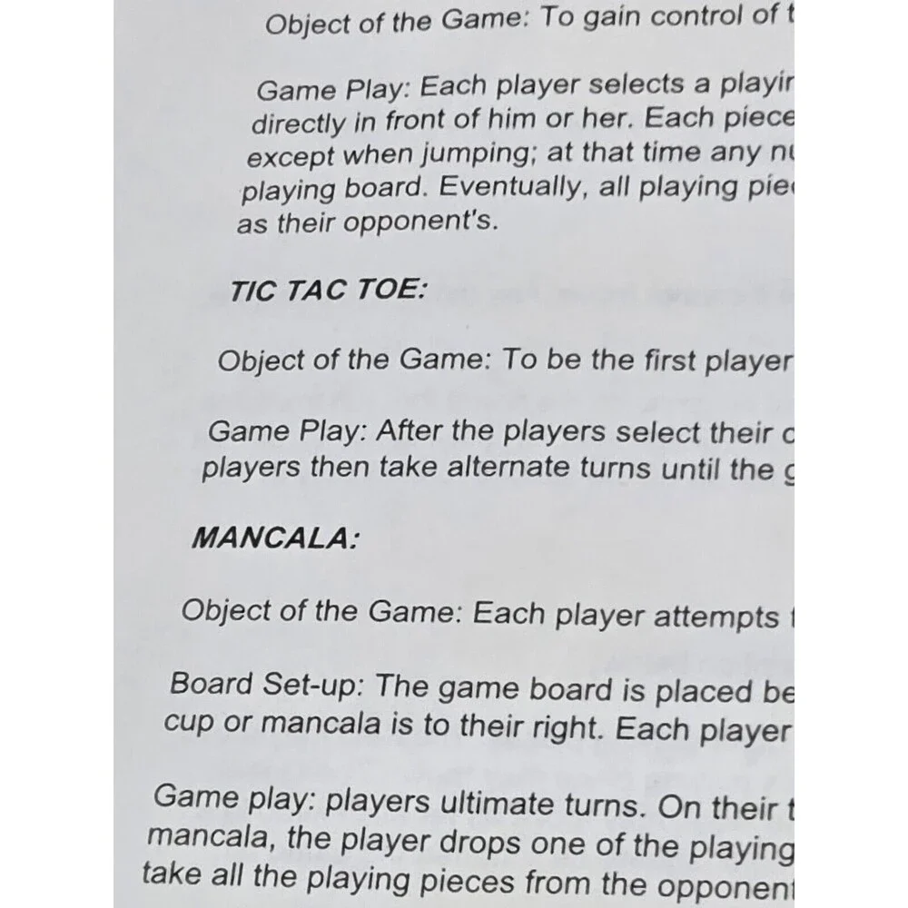 All in one game set